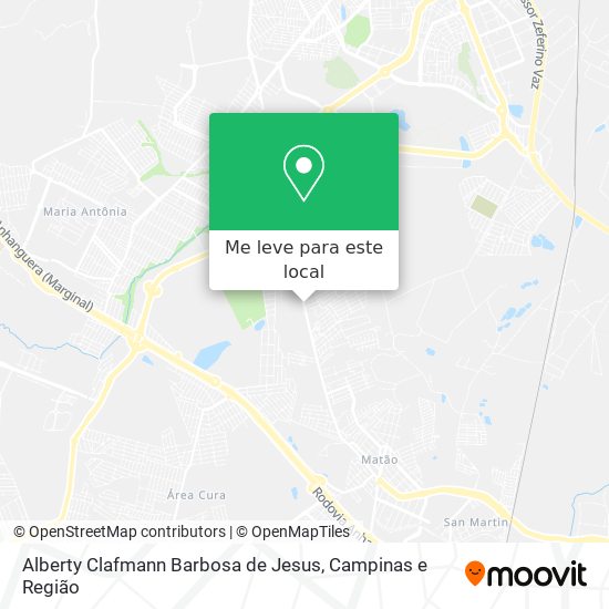 Alberty Clafmann Barbosa de Jesus mapa