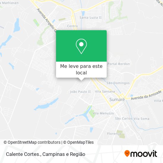 Calente Cortes. mapa