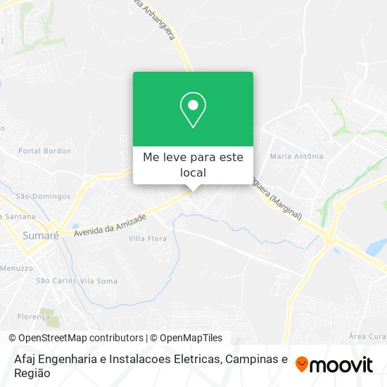 Afaj Engenharia e Instalacoes Eletricas mapa