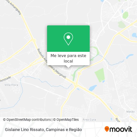 Gislaine Lino Rissato mapa