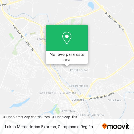 Lukas Mercadorias Express mapa