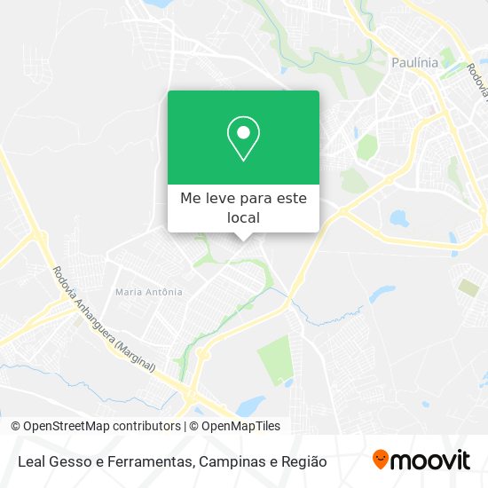 Leal Gesso e Ferramentas mapa