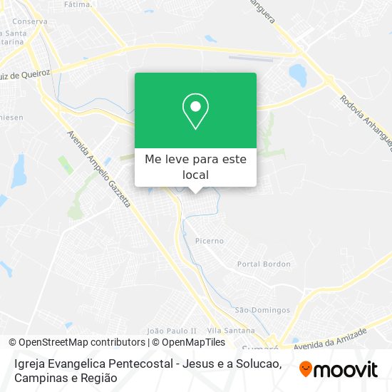 Igreja Evangelica Pentecostal - Jesus e a Solucao mapa