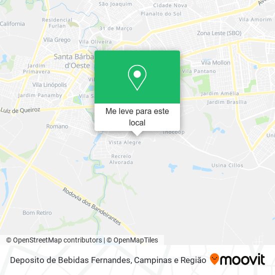 Deposito de Bebidas Fernandes mapa