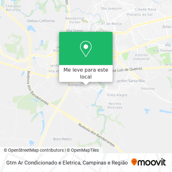 Gtm Ar Condicionado e Eletrica mapa