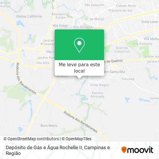 Depósito de Gás e Água Rochelle II mapa