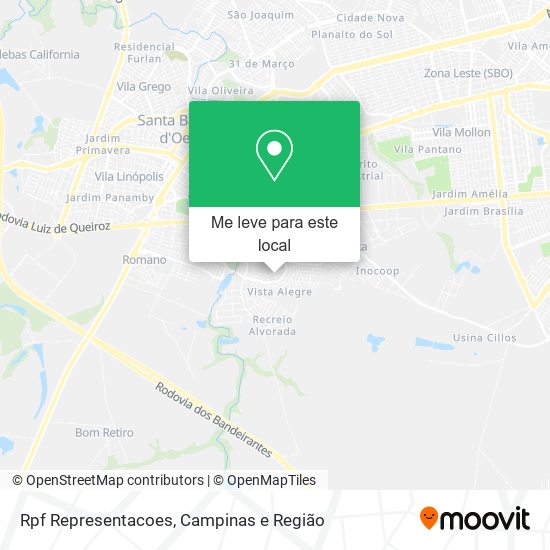 Rpf Representacoes mapa