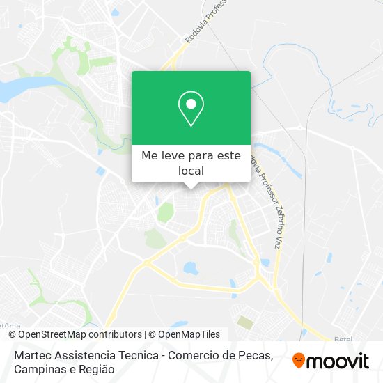 Martec Assistencia Tecnica - Comercio de Pecas mapa