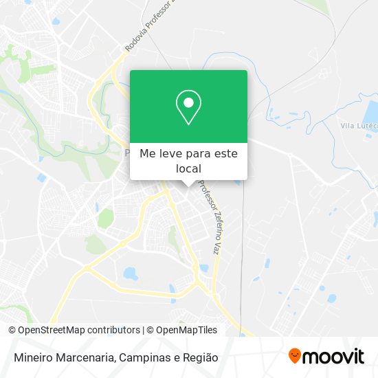 Mineiro Marcenaria mapa