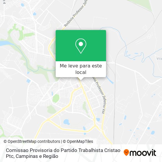 Comissao Provisoria do Partido Trabalhista Cristao Ptc mapa