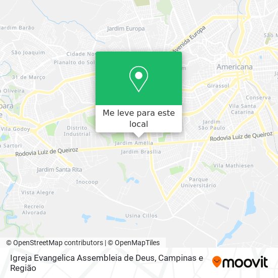 Igreja Evangelica Assembleia de Deus mapa