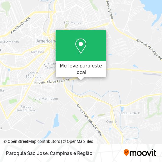 Paroquia Sao Jose mapa