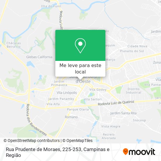 Rua Prudente de Moraes, 225-253 mapa