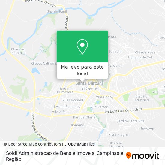 Soldi Administracao de Bens e Imoveis mapa