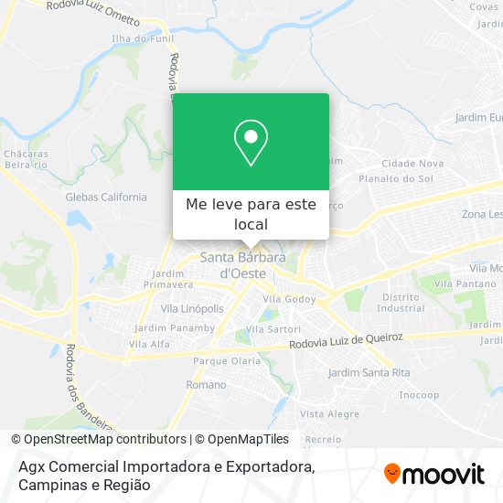 Agx Comercial Importadora e Exportadora mapa