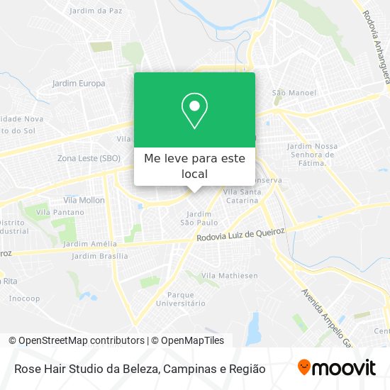 Rose Hair Studio da Beleza mapa