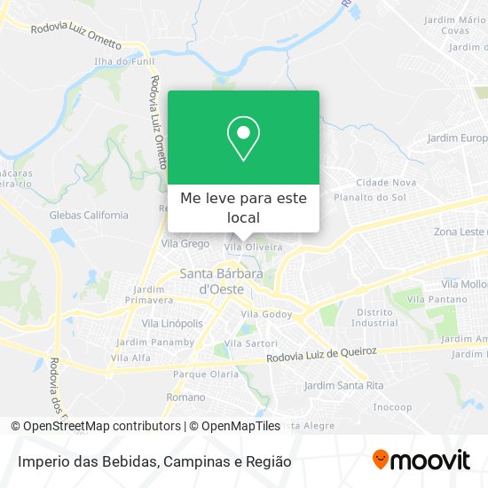 Imperio das Bebidas mapa