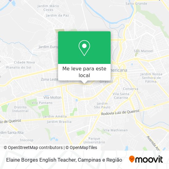 Elaine Borges English Teacher mapa