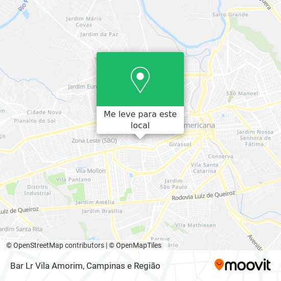 Bar Lr Vila Amorim mapa