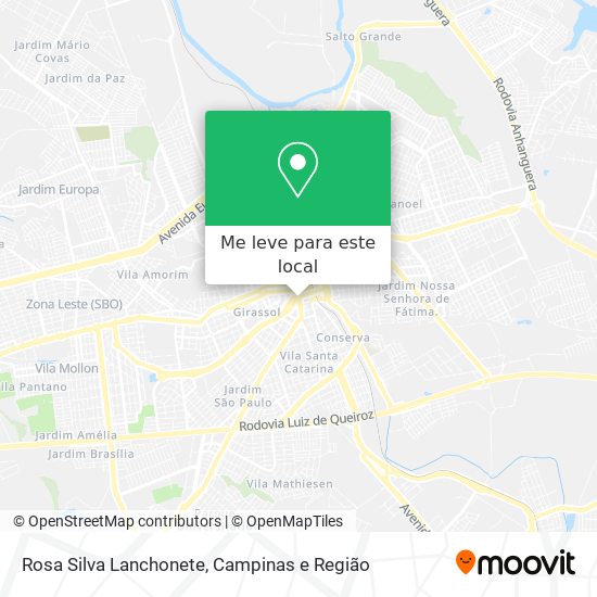 Rosa Silva Lanchonete mapa