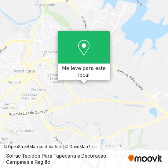 Solrac Tecidos Para Tapecaria e Decoracao mapa
