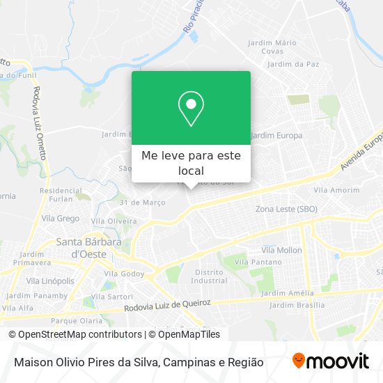 Maison Olivio Pires da Silva mapa