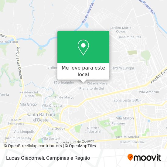 Lucas Giacomeli mapa