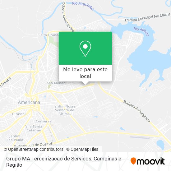 Grupo MA Terceirizacao de Servicos mapa