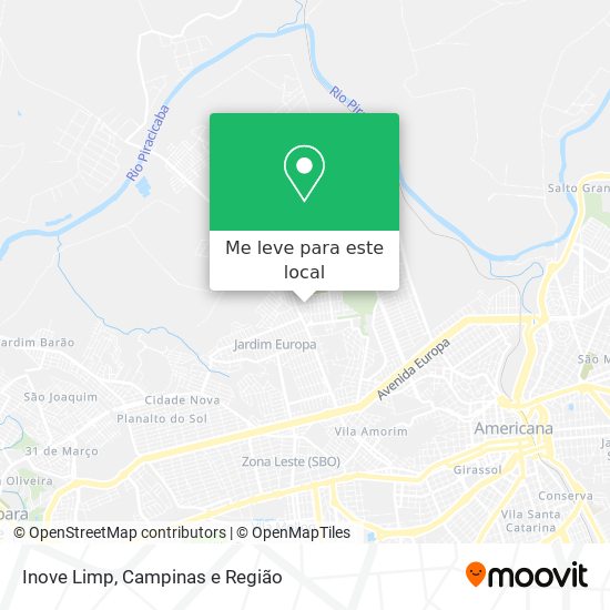Inove Limp mapa