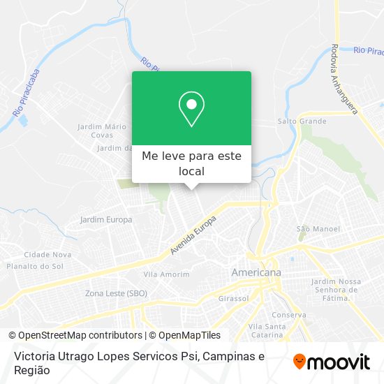 Victoria Utrago Lopes Servicos Psi mapa