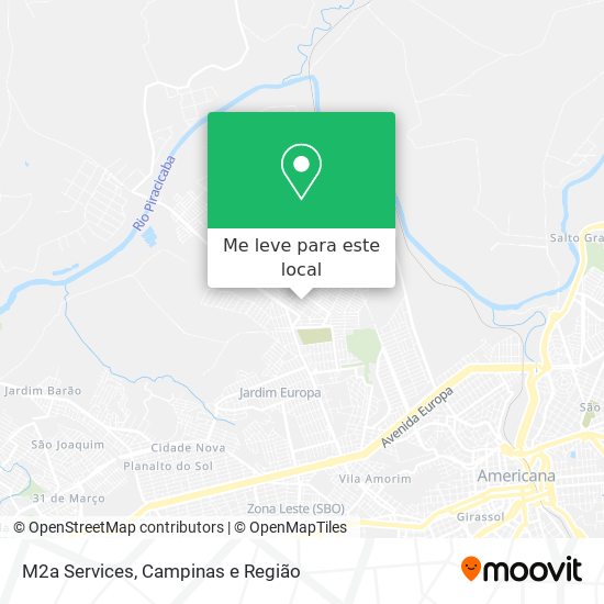 M2a Services mapa