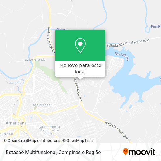 Estacao Multifuncional mapa