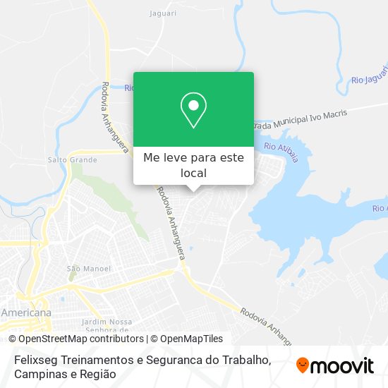 Felixseg Treinamentos e Seguranca do Trabalho mapa