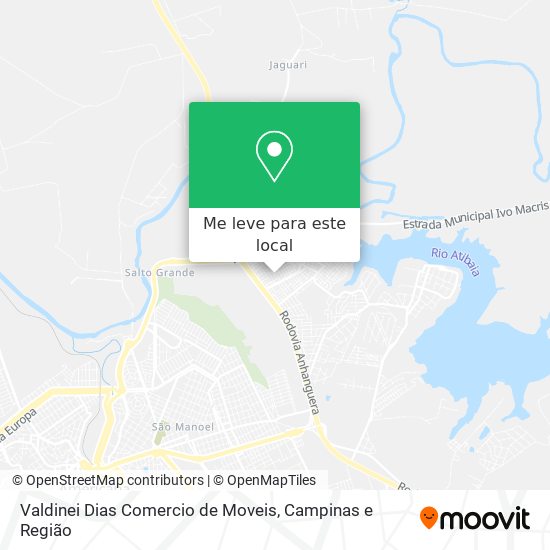 Valdinei Dias Comercio de Moveis mapa