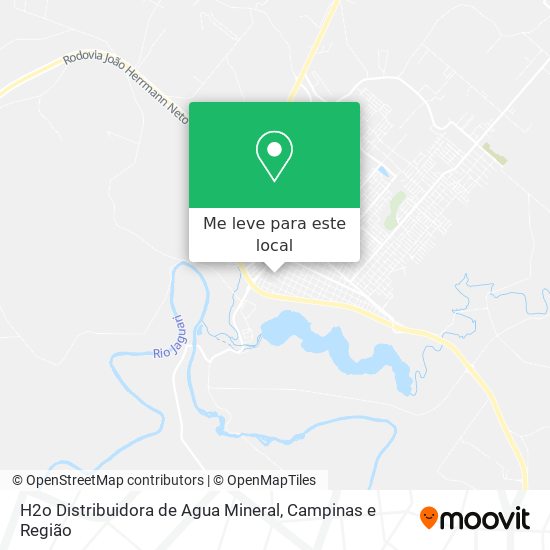 H2o Distribuidora de Agua Mineral mapa