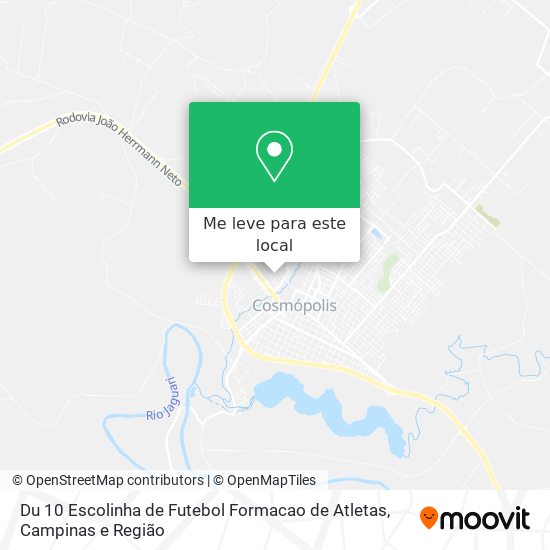 Du 10 Escolinha de Futebol Formacao de Atletas mapa