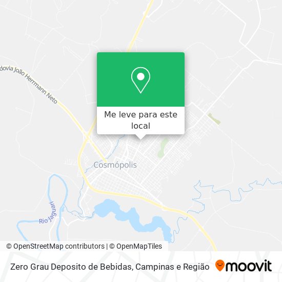 Zero Grau Deposito de Bebidas mapa