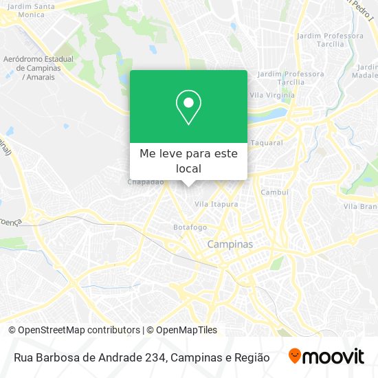 Rua Barbosa de Andrade 234 mapa