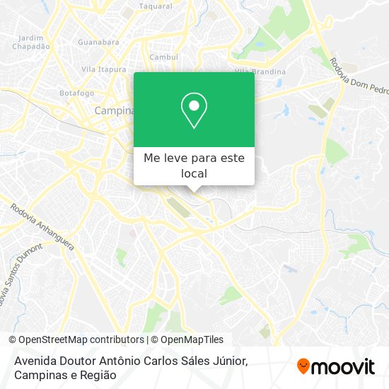 Avenida Doutor Antônio Carlos Sáles Júnior mapa