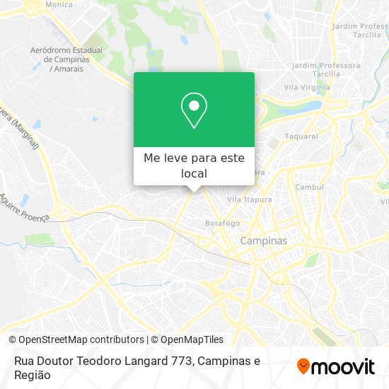 Rua Doutor Teodoro Langard 773 mapa