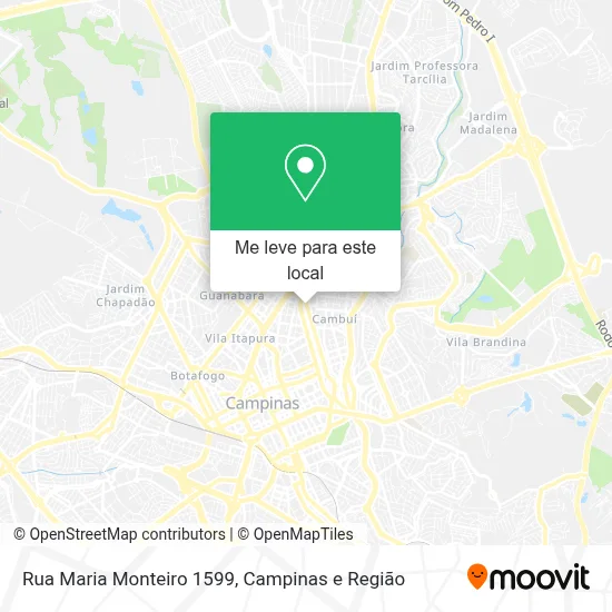 Rua Maria Monteiro 1599 mapa