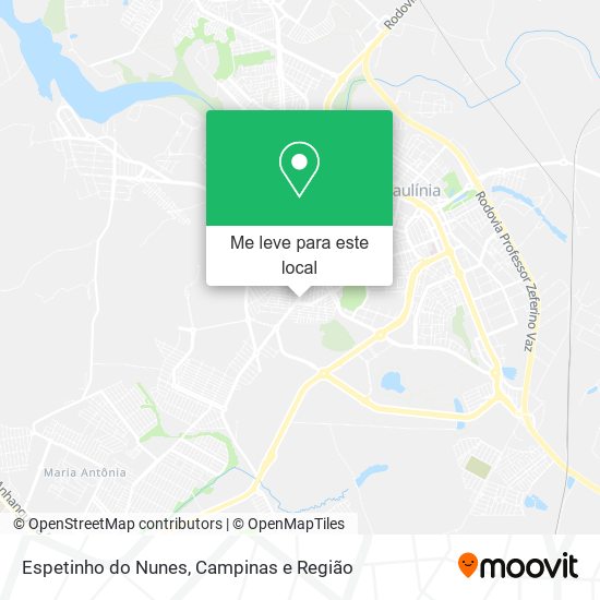 Espetinho do Nunes mapa