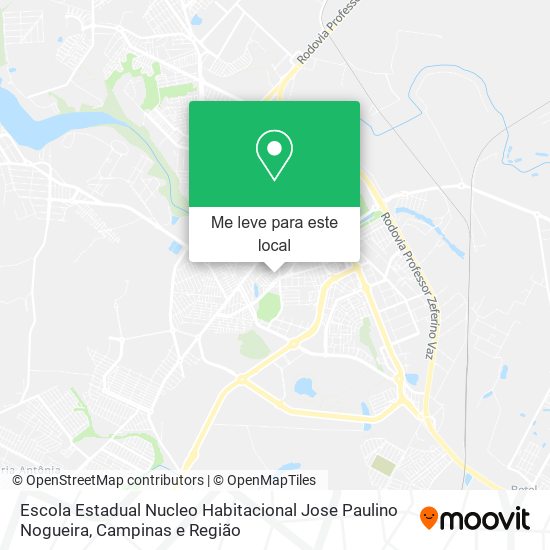 Escola Estadual Nucleo Habitacional Jose Paulino Nogueira mapa