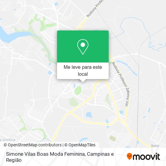 Simone Vilas Boas Moda Feminina mapa