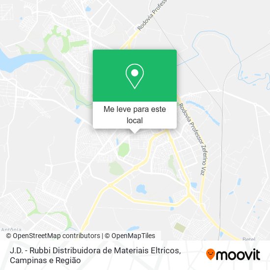 J.D. - Rubbi Distribuidora de Materiais Eltricos mapa