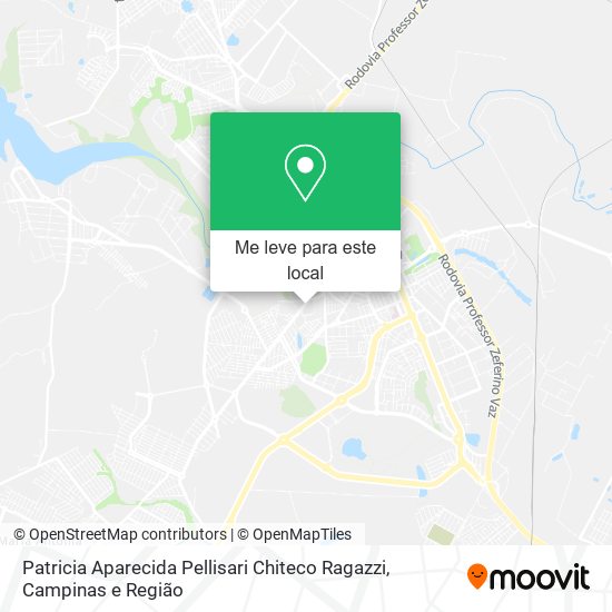 Patricia Aparecida Pellisari Chiteco Ragazzi mapa