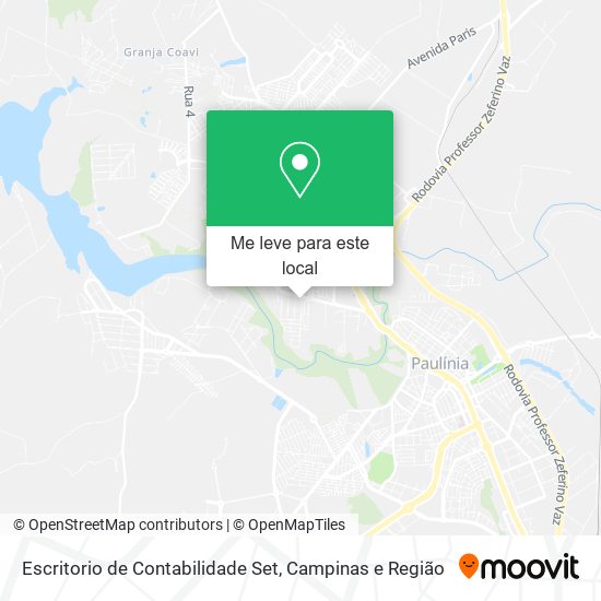 Escritorio de Contabilidade Set mapa
