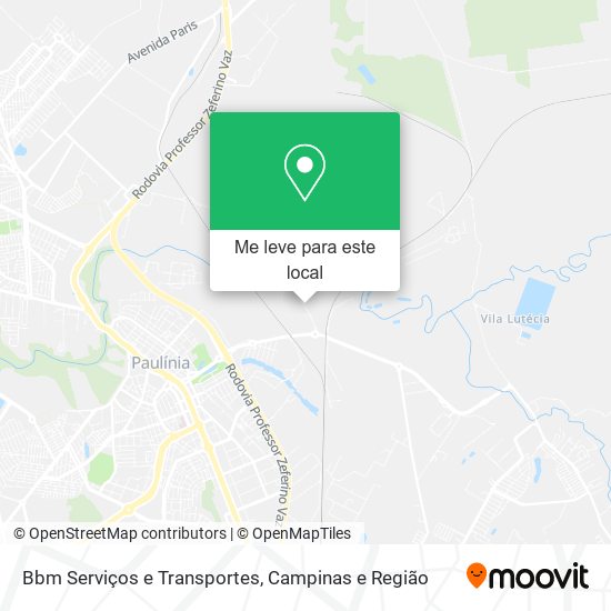 Bbm Serviços e Transportes mapa