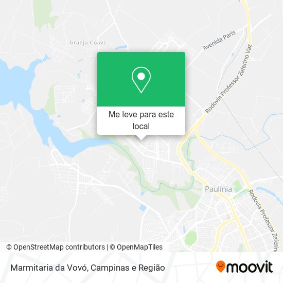 Marmitaria da Vovó mapa