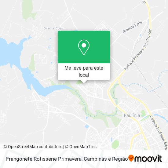 Frangonete Rotisserie Primavera mapa